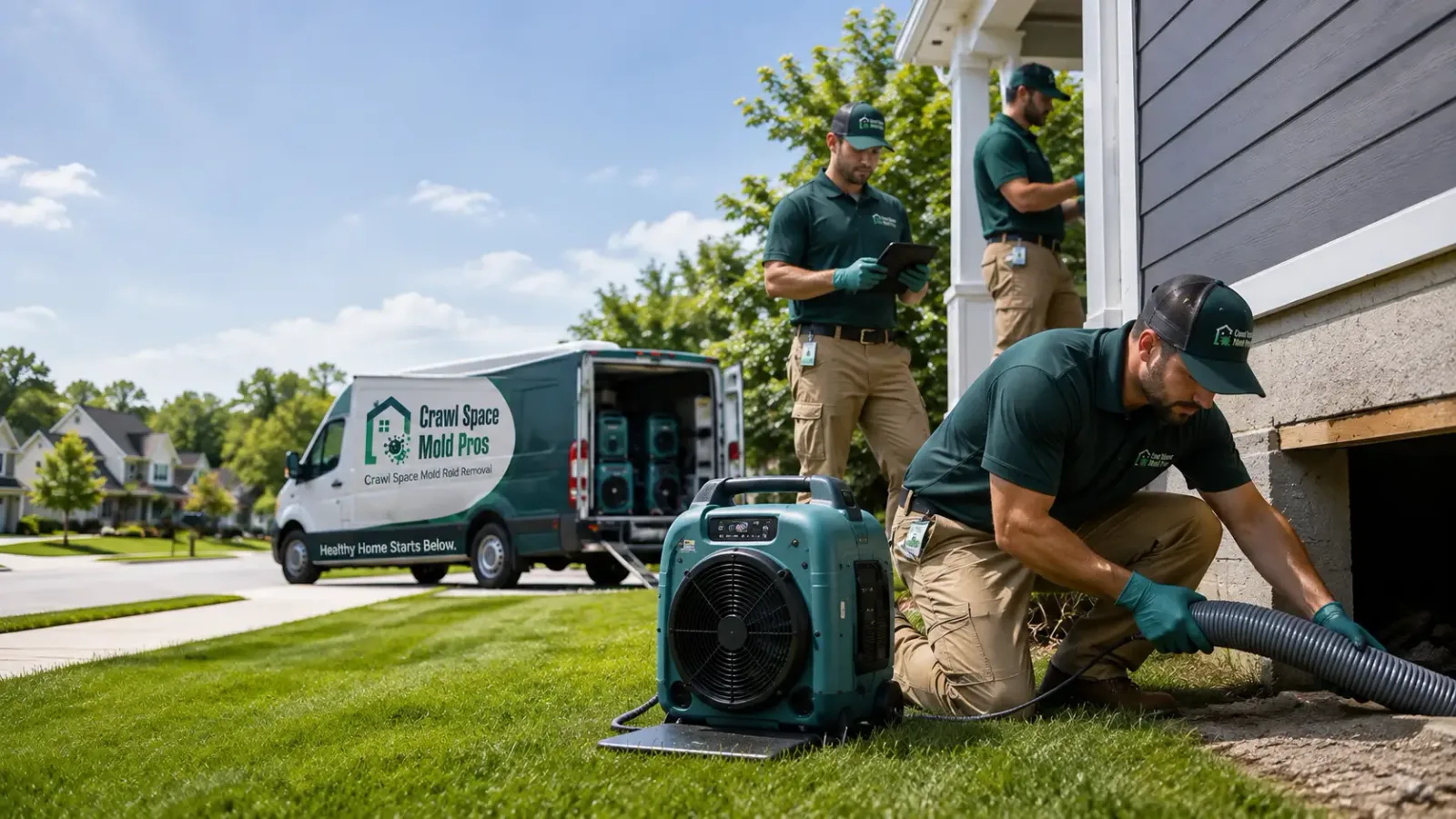 Crawl Space Mold Removal in Crosby, PA